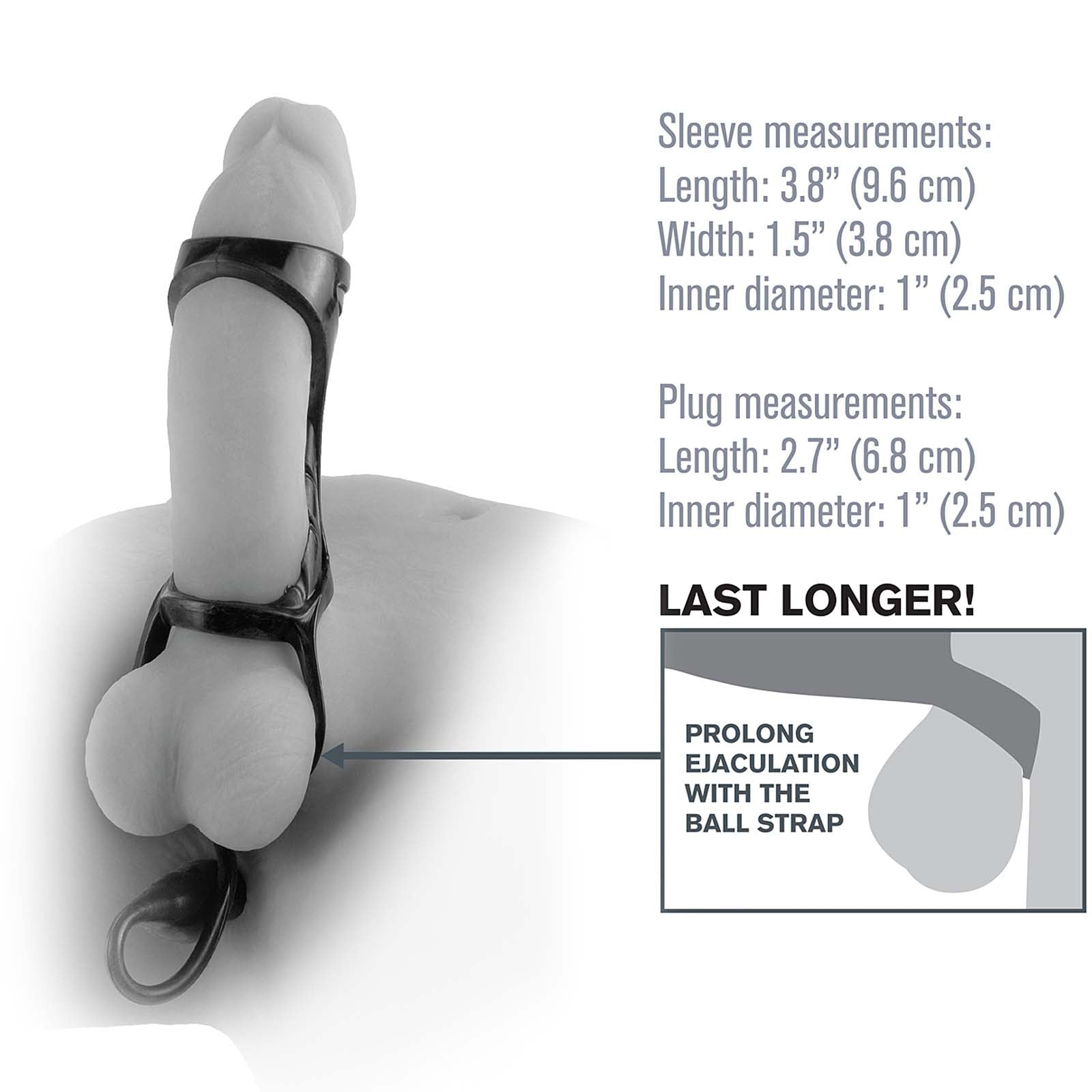 Fantasy X-tensions Extreme Enhancer with Anal Plug - Godfather Adult Sex and Pleasure Toys