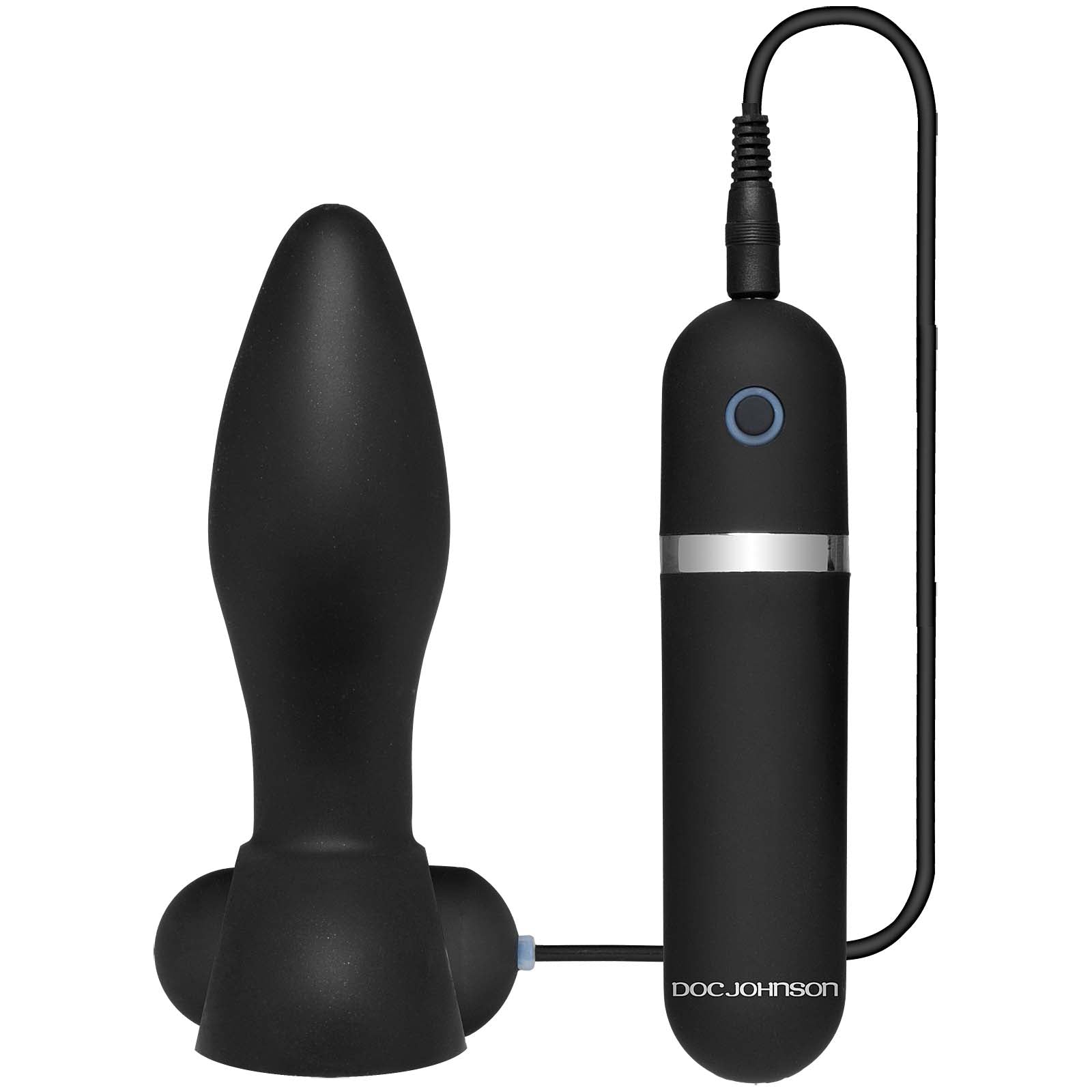 Platinum The Touch Vibrating Plug – Black - Godfather Adult Sex and Pleasure Toys