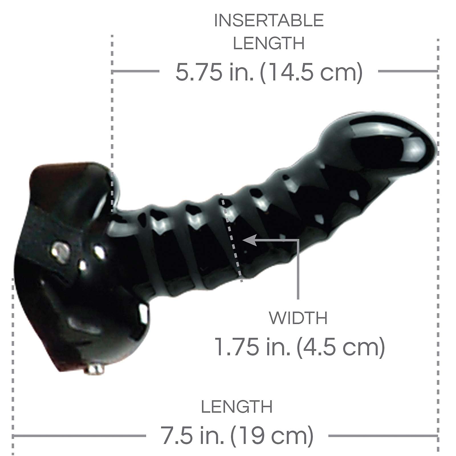 Fetish Fantasy Series Cumfy Hollow Strap-On #3 - Godfather Adult Sex and Pleasure Toys