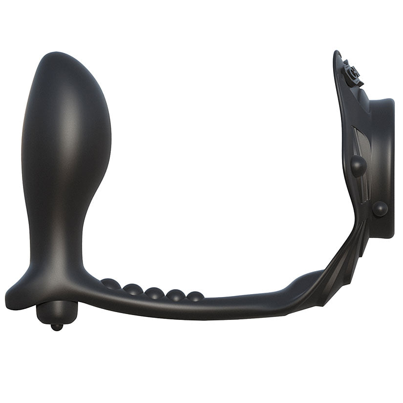 Fantasy C-Ringz Rock Hard Ass-Gasm Black - Godfather Adult Sex and Pleasure Toys