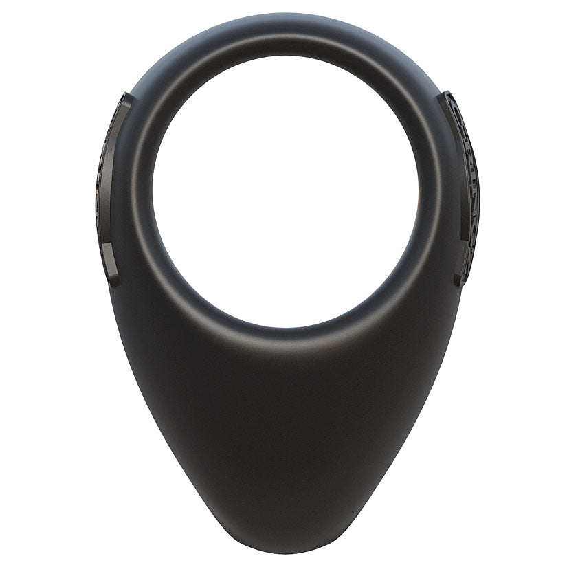 Fantasy C-Ringz Silicone Taint-Alizer Black - Godfather Adult Sex and Pleasure Toys