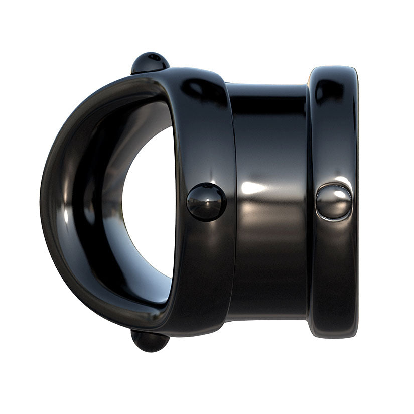 Fantasy C-Ringz Rock Hard Cock Pipe Black - Godfather Adult Sex and Pleasure Toys