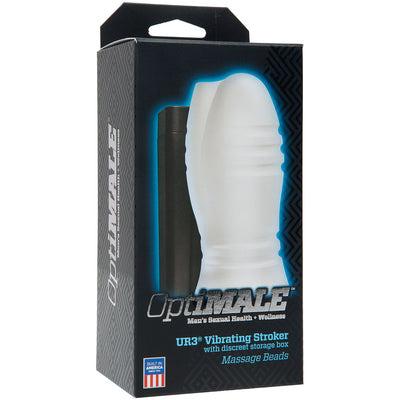 Optimale Vibrating Stroker - Massage Beads - Frost - Godfather Adult Sex and Pleasure Toys