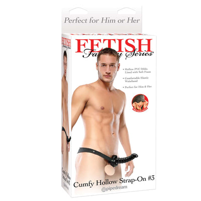 Fetish Fantasy Series Cumfy Hollow Strap-On #3 - Godfather Adult Sex and Pleasure Toys