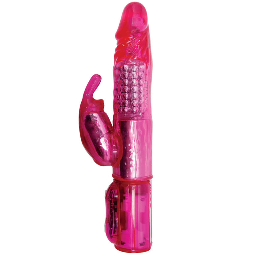Eve After Dark 7X Rabbit Vibe - Blush - Godfather Adult Sex and Pleasure Toys