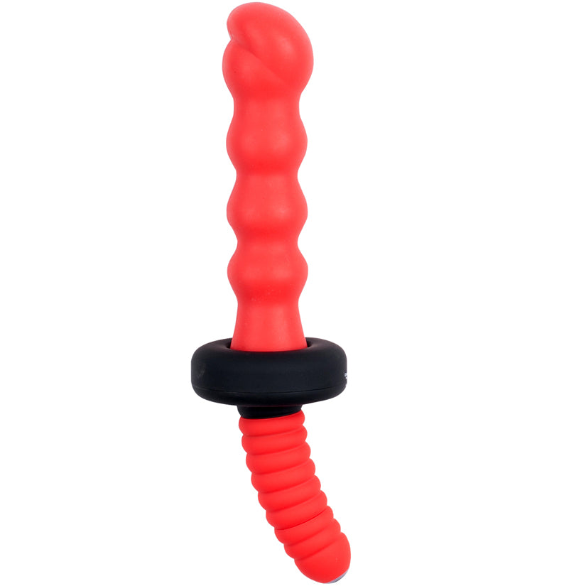 Minority Butt Plug 7" - Red - Godfather Adult Sex and Pleasure Toys