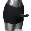 Packer Gear Boxer Brief Harness-Black XS/S - Godfather Adult Sex and Pleasure Toys