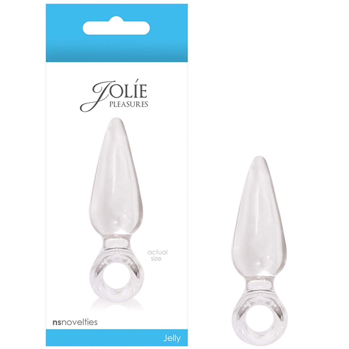 Jolie Pleasures Jelly Plug Mini-Clear - Godfather Adult Sex and Pleasure Toys