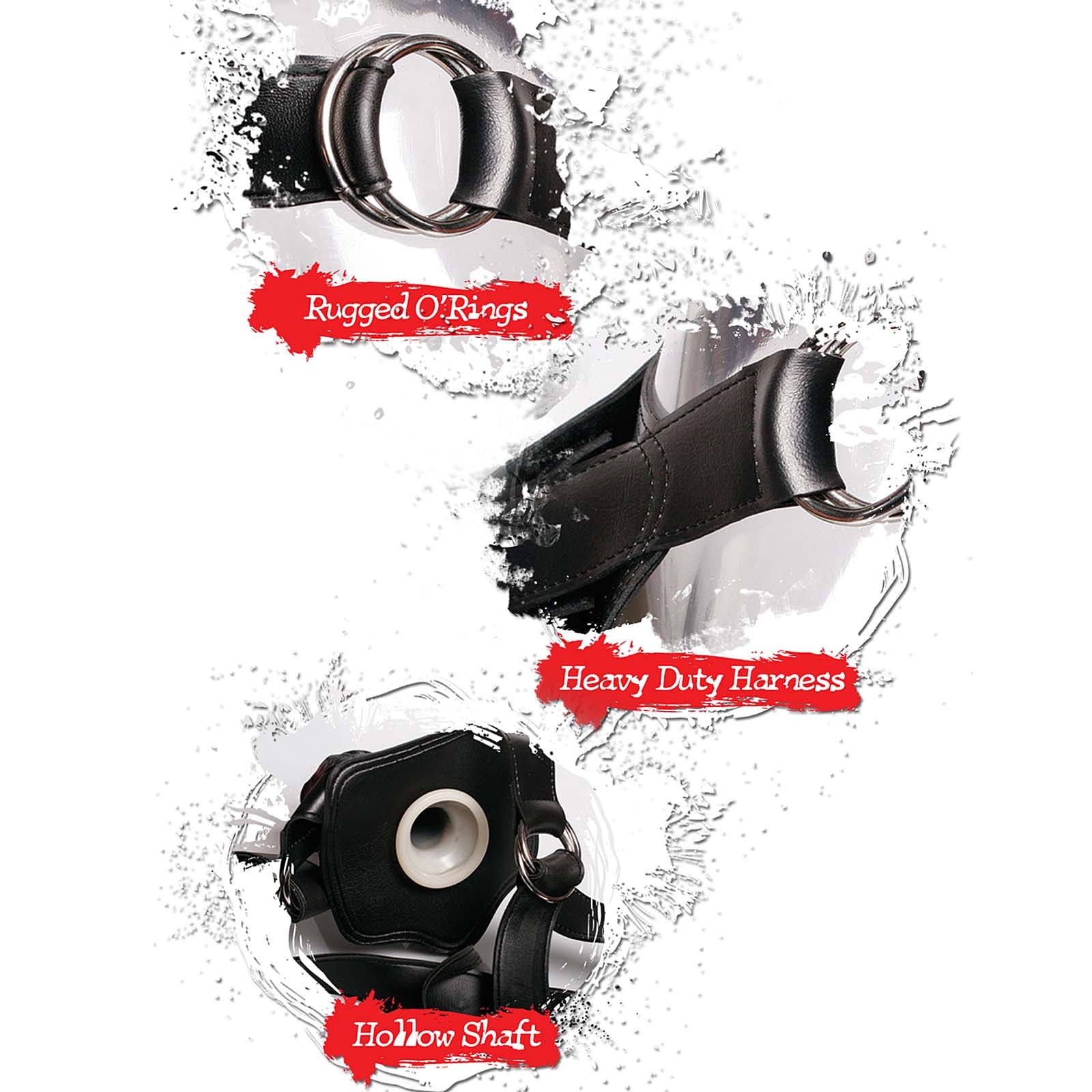 Fetish Fantasy Extreme Hollow 10" Strap-On