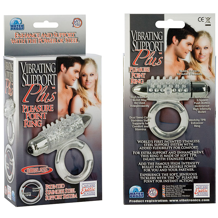 Vibrating Support Plus - Pleasure Point Ring - Godfather Adult Sex and Pleasure Toys