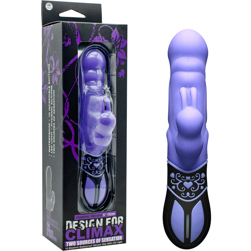 Design For Climax Rabbit  - Purple - Godfather Adult Sex and Pleasure Toys