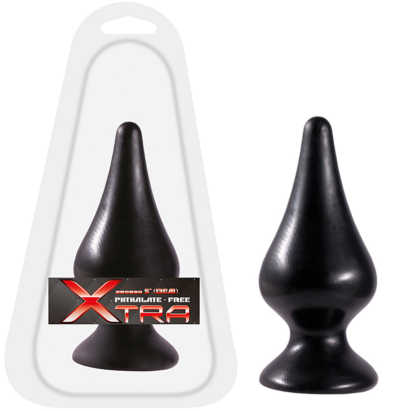Xtra Butt Plug 5" - Black