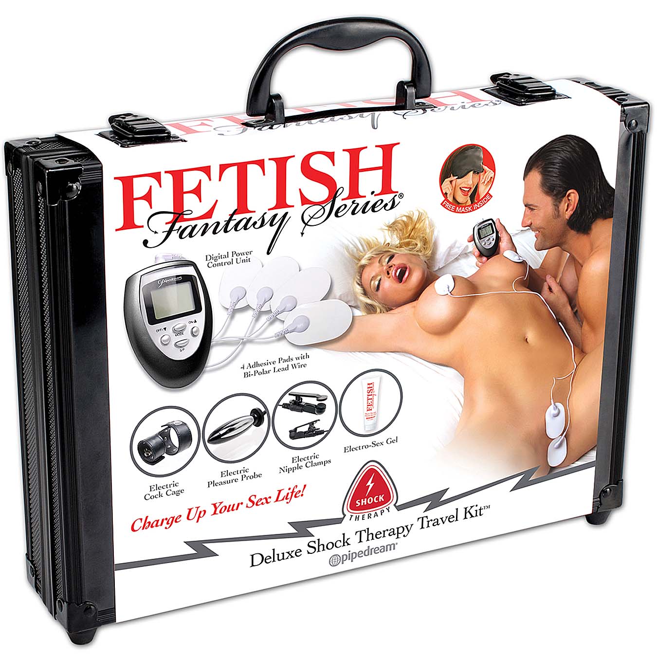 Pipedream - Fetish Fantasy Series Deluxe Shock Therapy Travel Kit - Godfather Pipedream - Fetish Fantasy Series Deluxe Shock Therapy Travel Kit - Godfather