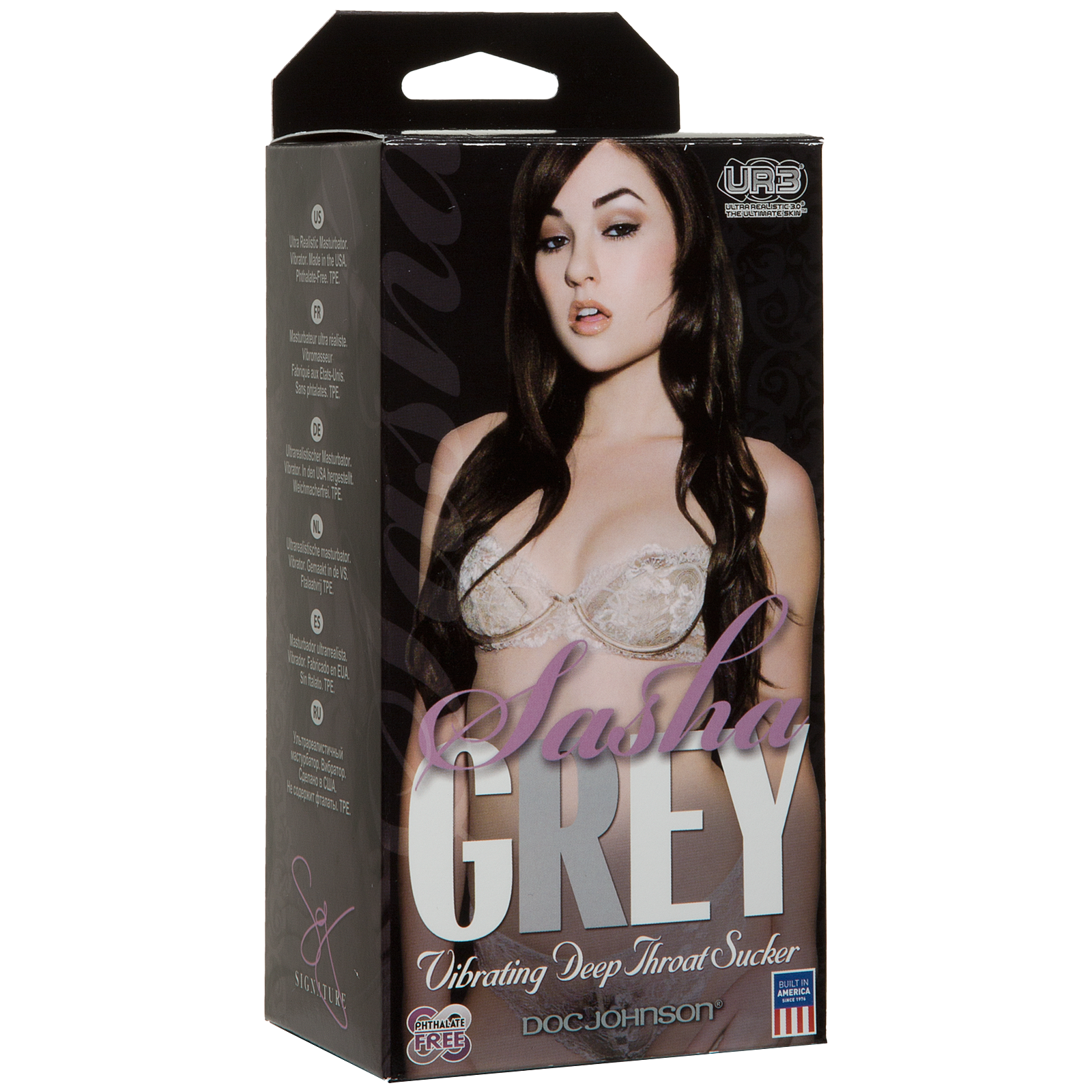 Sasha Grey Vibrating Deep Throat UR3 Stroker - Godfather Adult Sex and Pleasure Toys