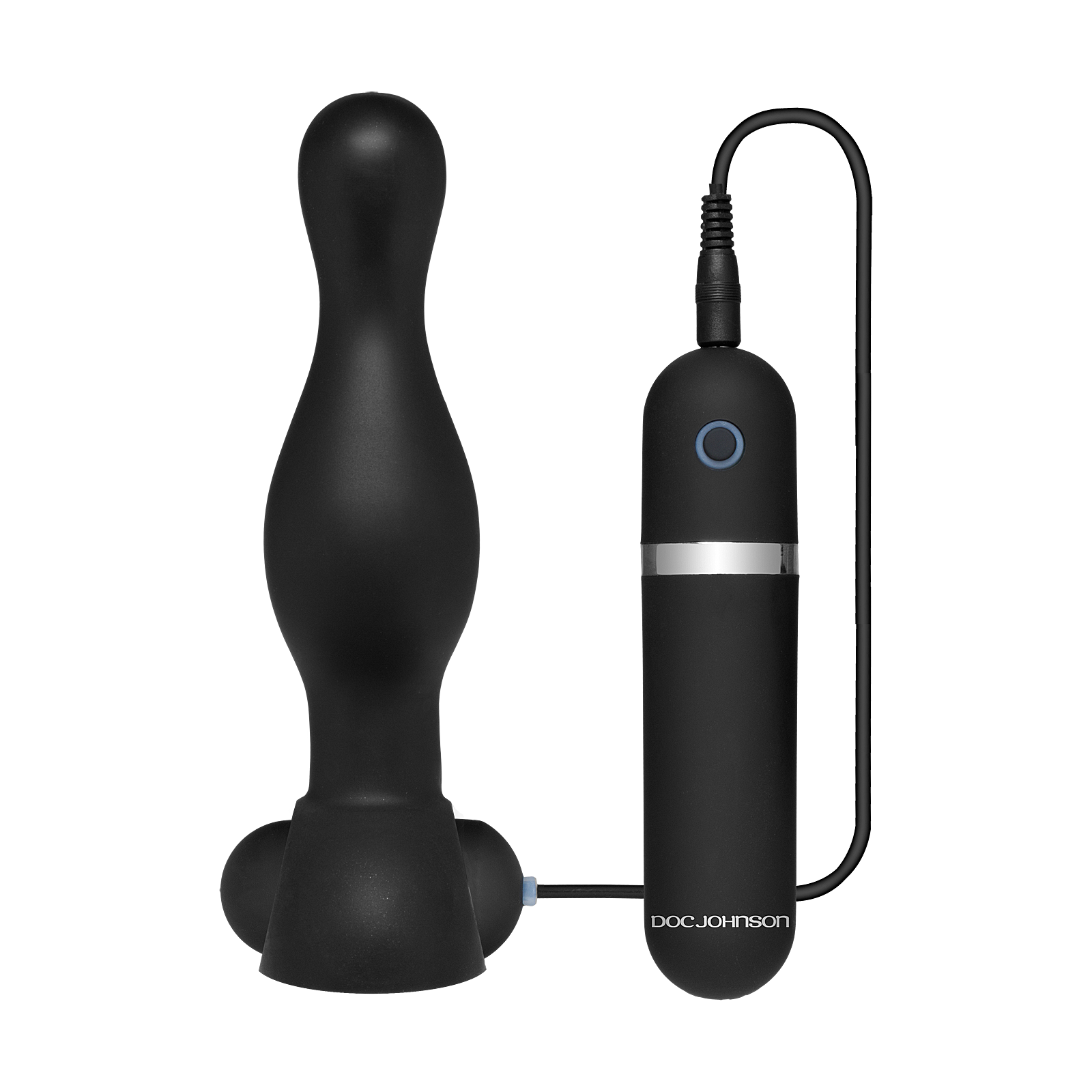 Platinum – The Delight Vibrating Plug – Black - Godfather Adult Sex and Pleasure Toys