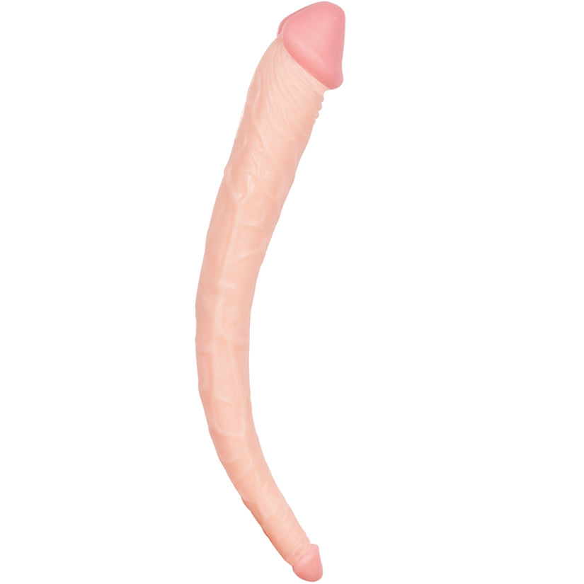 Hoodlum Double Dong 15"-Flesh - Godfather Adult Sex and Pleasure Toys