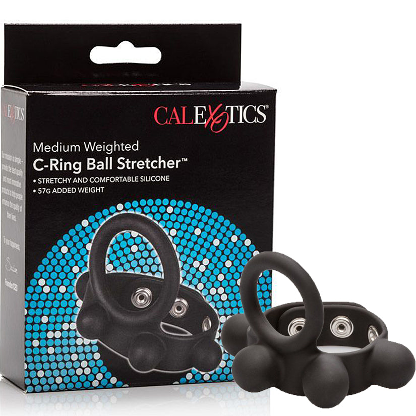 Weighted C-Ring Ball Stretcher Medium-Black