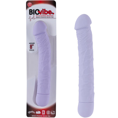 Bio Vibe 8" - Purple - Godfather Adult Sex and Pleasure Toys