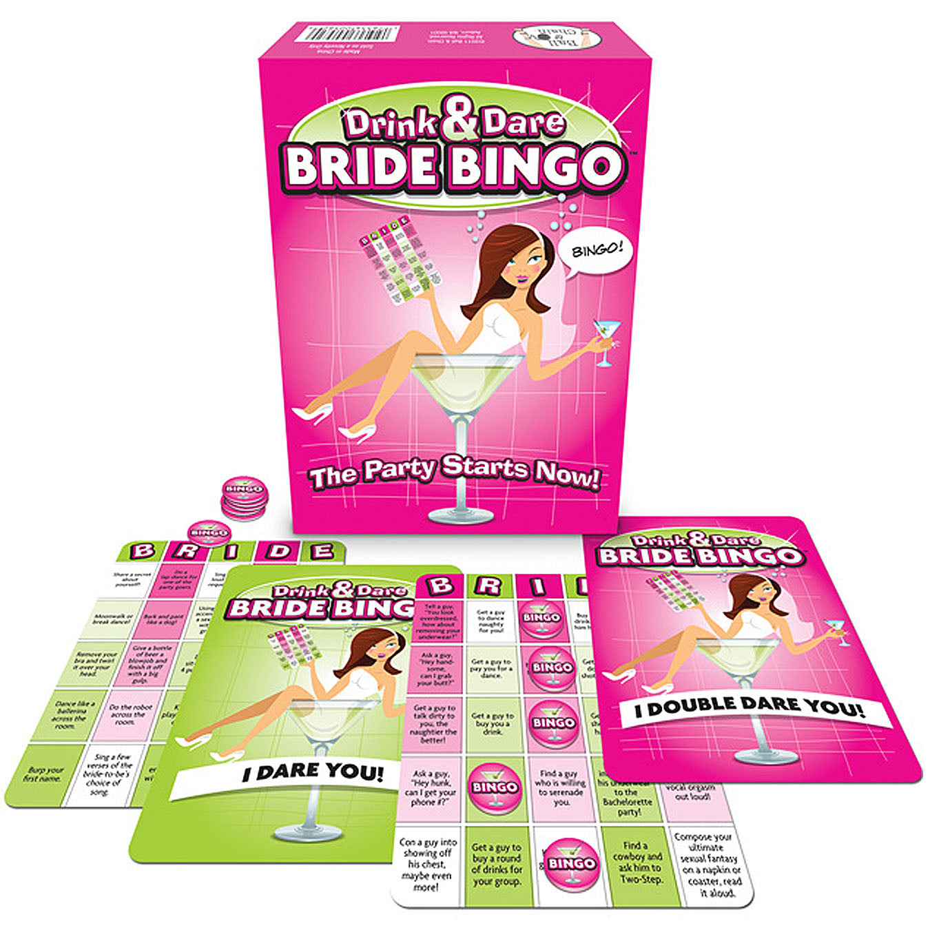 Drink & Dare Bride Bingo - Godfather Adult Sex and Pleasure Toys