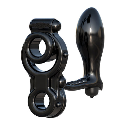 Fantasy C-Ringz Ironman Ass-Gasm - Black - Godfather Adult Sex and Pleasure Toys
