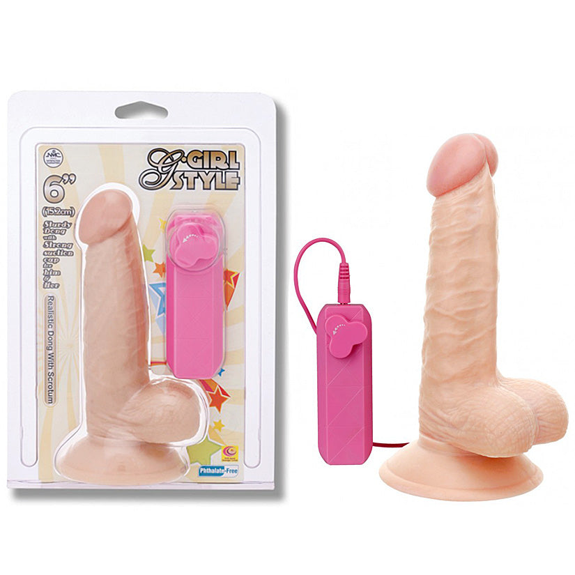Sturdy Dong 6" - Flesh - Godfather Adult Sex and Pleasure Toys