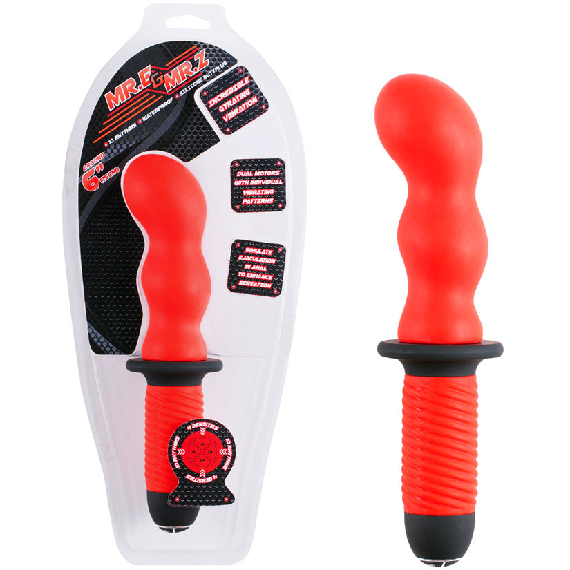 Mr. E & Mr. Z Butt Plug 6" - Red