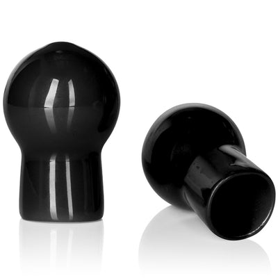 Nipple Play Advanced Nipple Suckers - Black - Godfather Adult Sex and Pleasure Toys