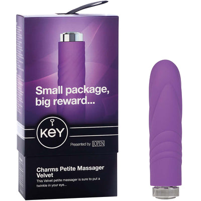 Key by Jopen Charms Petite Massager Velvet-Lavender - Godfather Adult Sex and Pleasure Toys