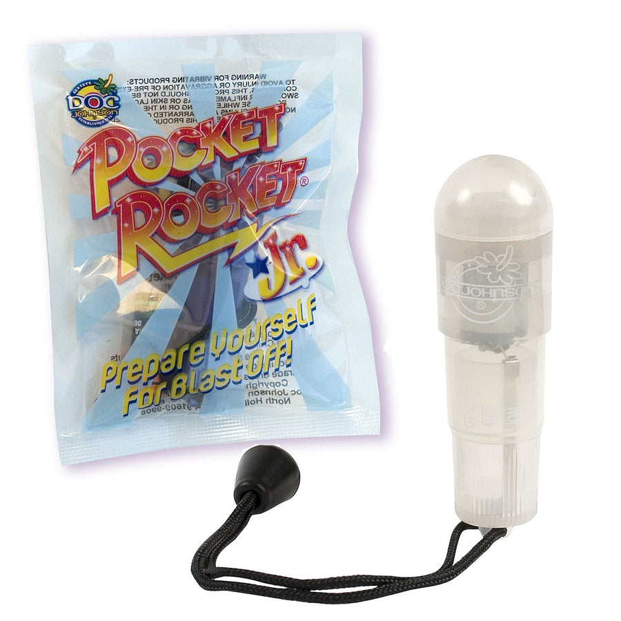 Pocket Rocket Jr. - Clear - Godfather Adult Sex and Pleasure Toys