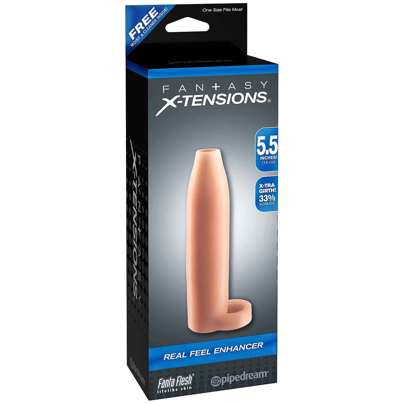 Fantasy X-tensions Real Feel Enhancer 5.5" - Godfather Adult Sex and Pleasure Toys