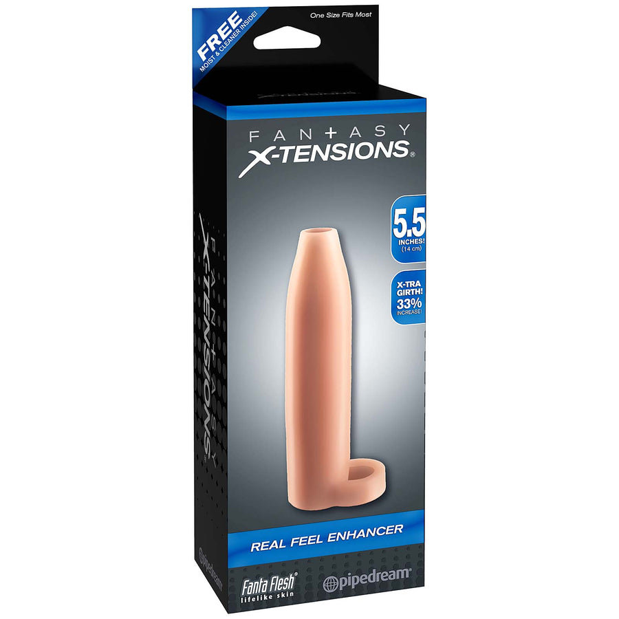 Fantasy X-tensions Real Feel Enhancer 5.5" - Godfather Adult Sex and Pleasure Toys