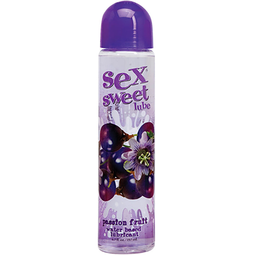 Sex Sweet Lube Passion Fruit 6.7oz /197 ml - Godfather Adult Sex and Pleasure Toys