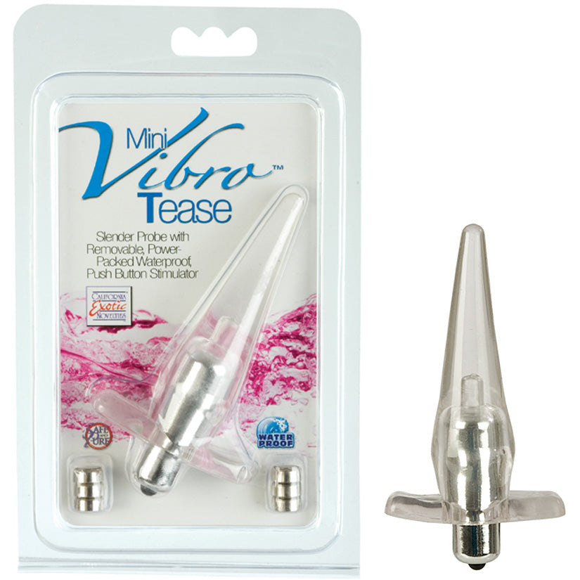 Mini Vibro Tease-Clear - Godfather Adult Sex and Pleasure Toys