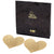 Bijoux Flash Heart Glitter Pasties-Gold