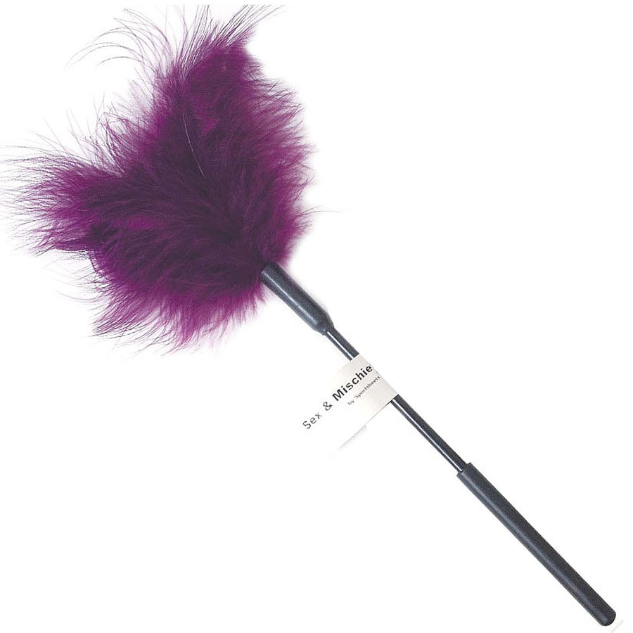 S&M Feather Tickler- Purple - Godfather Adult Sex and Pleasure Toys