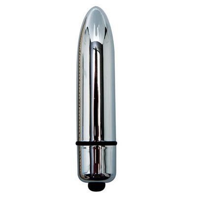 Eve After Dark Metallic Bullet - Shimmer (Silver) - Godfather Adult Sex and Pleasure Toys