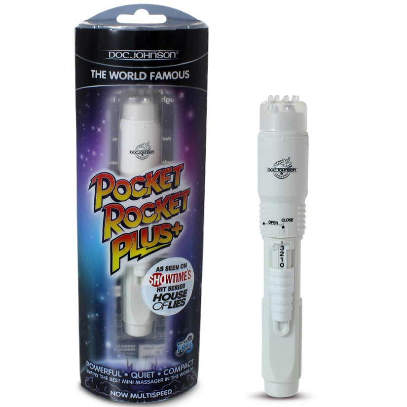 Pocket Rocket Plus -  White - Godfather Adult Sex and Pleasure Toys