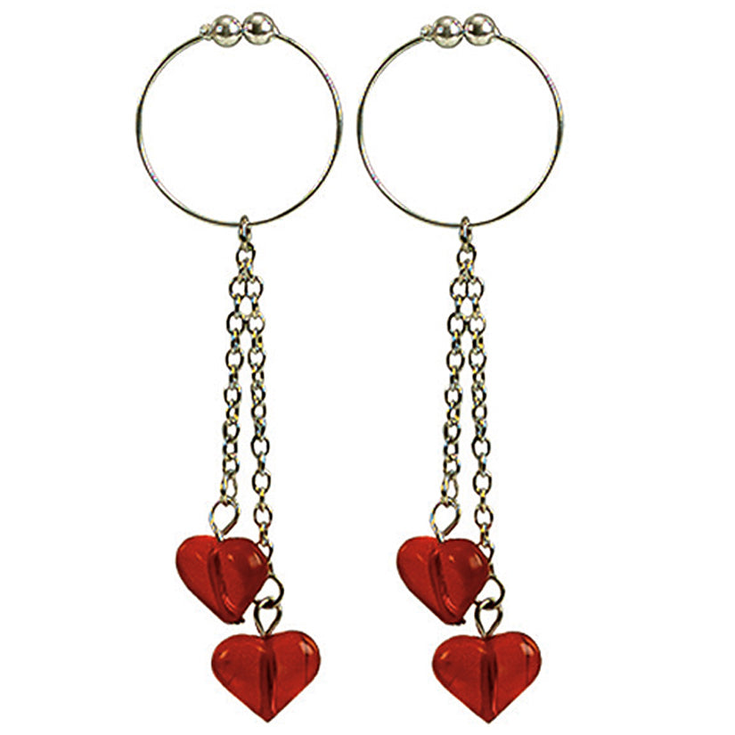 Asian Hearts Nipple Rings - Godfather Adult Sex and Pleasure Toys