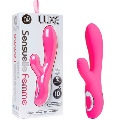 Sensuelle Femme Luxe Rabbit - Pink - Godfather Adult Sex and Pleasure Toys