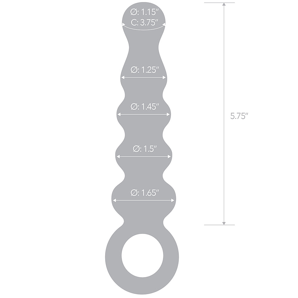 Glas - Quintessence Beaded Anal Slider