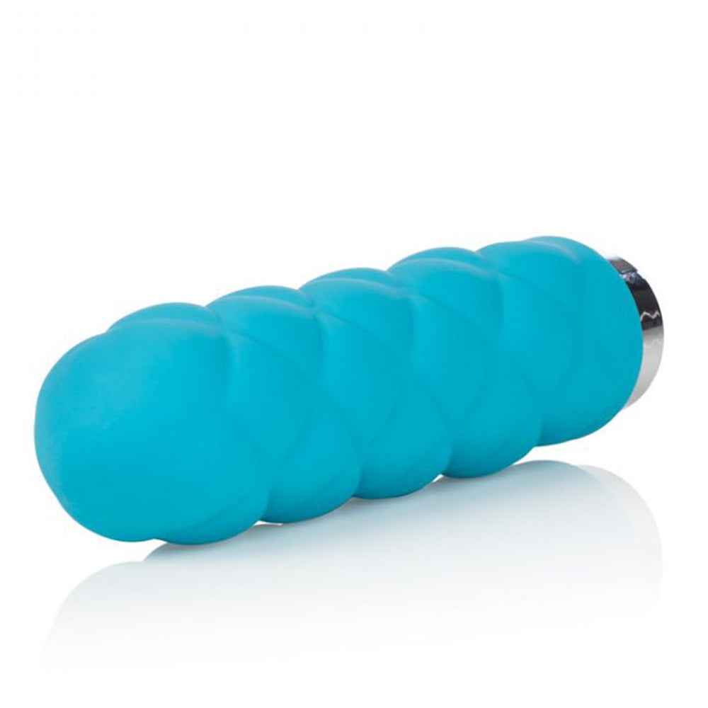 Key by Jopen Charms Petite Massager Plush Blue 3.75" - Godfather Adult Sex and Pleasure Toys