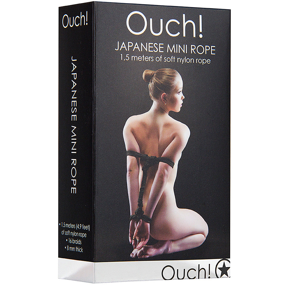 Ouch! Japanese Mini Rope-Black