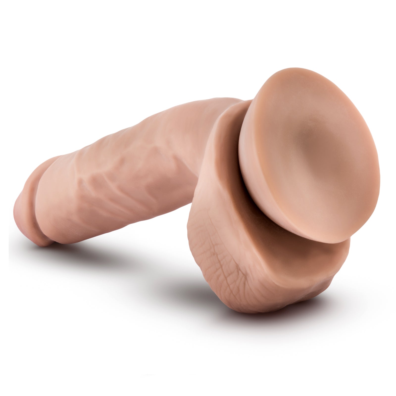X5 Plus Cock With Realistic Balls-Vanilla 8.5" - Godfather Adult Sex and Pleasure Toys